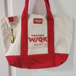 Bioworld Stranger Things Hawkins The SQUAWK Tote Bag [Like New]